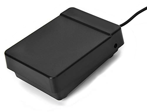CHICIRIS Portable Piano Single Pedal Controller Foot Sustain Pedal Electronic Piano Pedal, 6.35 Foot Sustain Single Pedal Controller Foot Sustain Pedal for Electronic Keyboard Piano
