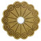 Tiazza Lot de 10 rondelles classiques en laiton pour décoration de meubles (bronze)