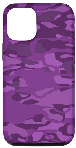 Hülle für iPhone 15 FrogSkin Ozark Timber Duck Camouflage-Tarnmuster, Vintage-Tarnung, Violett