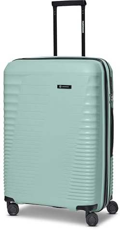Farmhood Eco Edition Mittelgroßer Hartschalen Koffer nachhaltig | Trolley 44 x 26 x 67 cm mit Dehnfalte von 72 auf 80 Liter erweiterbar | Ultra-leicht nur 3,54 Kg