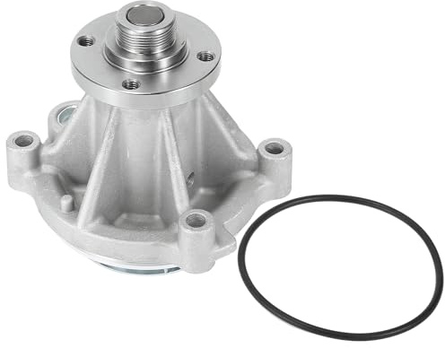 Hihaha Pompa Dell'Acqua 1L2Z8501BA Per Ford Explorer 20-25 1Set | Argento, Metallo, Numero OE 1L2Z8501BA, Con Anello In Gomma, Per Mercury Mountaineer 02-10