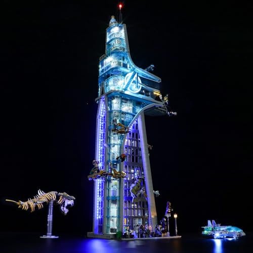 MENZAVA Licht-Set Kompatibel Mit 76269 Avengers Tower - Led-Beleuchtungsset Für Bausteinen Modell - Modell Set Nicht Enthalten