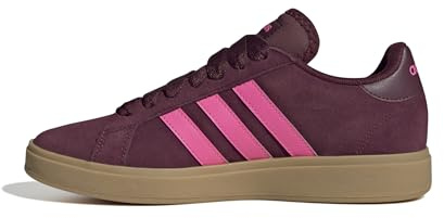adidas Grand Court Base 00s Shoes, Zapatillas Mujer, Shadow Red Lucid Pink Gum 3, 36 EU