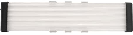 ASHATA ARGB PSU Kabel, weiches biegbares Silikon, 5 V, 3-poliger Stecker, dekoratives ARGB-Motherboard-Kabel für Computer (X12 breit (für 24-poliges oder 3x8-poliges Kabel))
