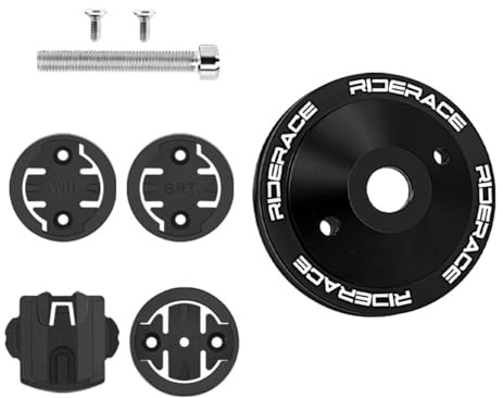 HOUSON Bike Computer Mount for Handlebar Stem - Lightweight Aluminum Adapter for GPS Computers (Garmin, Wahoo, Bryton, Cateye)