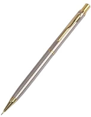 ZGYOZMNG Pencils 0.5mm Metal Mechanical Pencils Gold Silver Pencils with Eraser Automatic Pencil Smooth Writing (Rose Gold) (Rose Gold)
