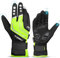 INBIKE Winterhandschuhe Fahrrad MTB Handschuhe Herren Damen Winter Touchscreen Fahrradhandschuhe Beheizbar für Radsport Road Race Downhill Wandern Grün XXL
