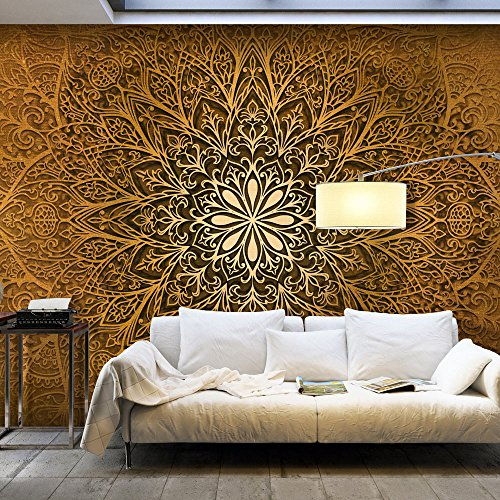 murando Fototapete selbstklebend 343x256cm Foto Tapete Tapetenfolie Möbelfolie Wandverkleidung Wandtapete Motivtapeten Bildtapete Wohnzimmer Schlafzimmer 3d Effekt Ornament Abstrakt f-A-0491-a-c