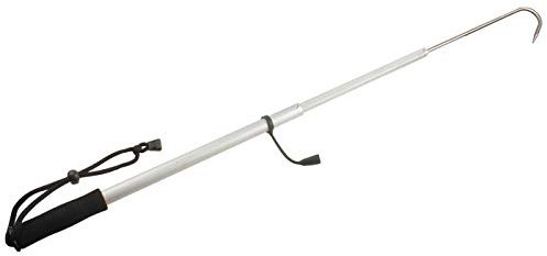 EBILUN - Amo telescopico per Pesca in Mare, 120 cm, in Acciaio Inox, per Pesca all’Aperto