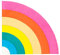 Talking Tables Rainbow Shaped Napkin, With Foil (16Pk)