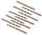 Anawakia 10 Stück M35 HSS Cobalt Bohrer HSS-Co Bohrer Set Spiralbohrer Bohrer Stahlbohrer Metallbohrer Ø (1mm)