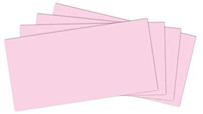Briefumschlag rosa DIN lang-Format ohne Fenster Briefumschäge Umschläge selbstklebend (10 Umschläge)
