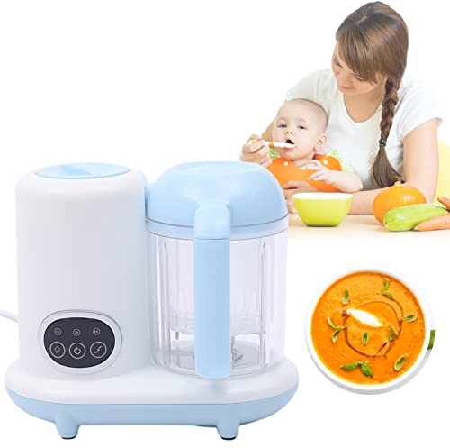 Máquina de alimentos para bebés – Cocina al vapor para bebés, preparadora al vapor y mezcladora para alimentos, puré para bebés