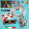 IGP 2 DISTANZIALI 12 mm 4 x 98 mozzo 58.1 + 8 BULLONI compatibili con FIAT 500-595 - 695 Abarth Cabrio type 312 dal 2007 al 2022 *OK AUTO RUOTA CERCHI IN LEGA