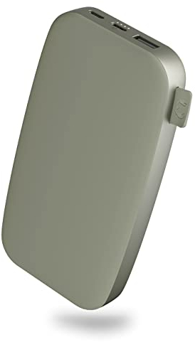 Fresh 'n Rebel Powerbank 18000mAh - USB-C in & Out - Schnelles Aufladen (Fast Charge 20W) - 6 Sicherheitsmerkmale - Tragbarer externer Akku für iPhone und Android (Dried Green)