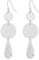 LILIE&WHITE Ohrringe Lange Ohrhänger für Damen – Elegantes Tropfen-Design aus mattem Silber, vielseitig und stilvoll für Alltag und besondere Anlässe