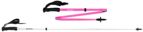 SALEWA PEDROC CARBONIUM Wanderstock, Erwachsene, Unisex, Pink/Weiß, Mehrfarbig, 125