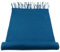 TigerTie Designer Schal in blau dunkelblau einfarbig Uni - Cashmink
