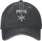 HEBUOUI Maßgeschneiderte Unisex Baseball Cap Y2K Vintage BMTH Emo Band Baseball Caps Männer Frauen Distressed Baumwolle Snapback Hut Death Metal Outdoor Running Golf Hüte Outdoor Geschenk