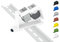 Keystone - Supporto per guida DIN (35 mm), tipo Dual (bianco Prime)