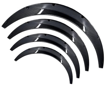 YSXLGSDAM 4 Pezzi Paraspruzzi Auto per Opel Corsa D (Facelift 2011) 5-Door 2011 2012 2013 2014, Sopracciglia Auto Parafango per Auto Parafanghi per Auto Sopracciglia Auto Accessori Auto