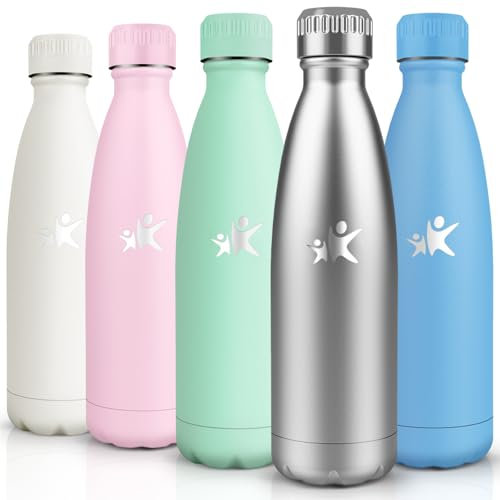 HoneyHolly Borraccia Termica, 18/8 Acciaio Inox Bottiglia Termica - 750ML - Senza BPA Borraccia Palestra, Isolato Sottovuoto, Antigoccia, Bottiglia Acqua Termos per Scuola, Sport, Ufficio