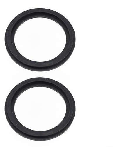 Bulevisiter For Intex 10745 Swimming Pool Step Rubber Washer Replacement Part - 2 Pack 1/4 Washers for Pool Equipment Accessories Diver Valve Seal