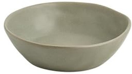 Einfache einfarbige Keramik-Salatschüssel für den Haushalt, nordischer Stil, matt, schlichter, flacher Teller, 21,8 cm, Grau