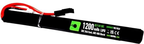 7.4v 1200mAh LiPo Slim Stick Battery