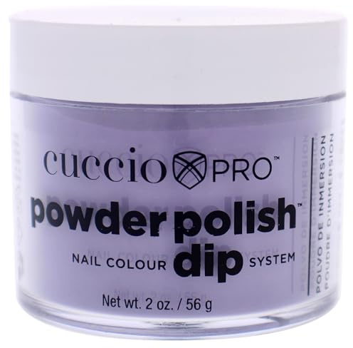 Cuccio - Pro Powder Polish Nail Colour Dip System - Muted Grape Purple - for Women - Nail Powder - 2 oz