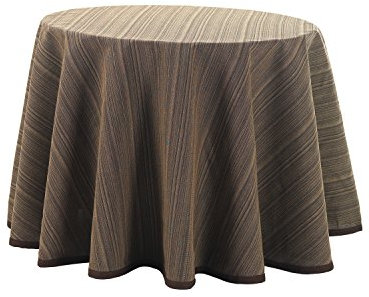 Martina Home Falda para Mesa Camilla modelo Ribera - Redonda de 100 - color Marrón