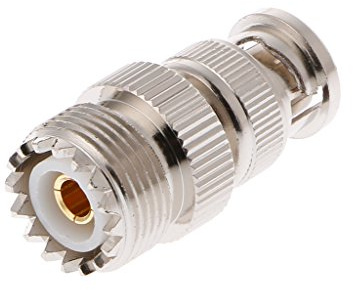Cuigu BNC Mâle Prise à UHF SO239 PL-259 Femelle Connecteur Coaxial RF Câble Connecteur
