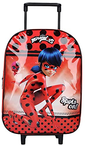 Miraculous Trolley Rucksack für Kinder - Ladybug - Rot und Schwarz