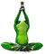 LOVIVER 3D Yoga Figur Skulptur Dekofigur Tierfiguren Tischfigur Ornament Für, B