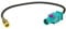 tomzz Audio 1500-053 Fakra (M) Antennenadapter Stecker auf SMB (F) Kupplung kompatibel mit DAB+ Blaupunkt Pioneer Sony Kenwood Alpine JVC uva
