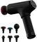 HoMedics Pro Power Handheld Physiotherapy Massager Gun - Professional Deep Tissue Physio Massaging Gun, Heated Head to Aid Relief of Muscle Tension, 6 Massage Heads, Cordless, Rechargeable - Black
