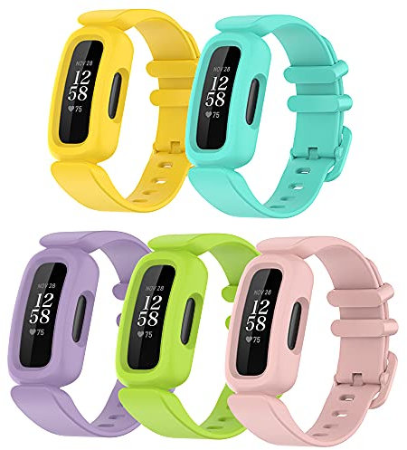 Armband für Fitbit ACE3 Kinder Activity Tracker, Ersatz Silikonarmband für Fitbit Ace 3 Smartwatch (5 A)