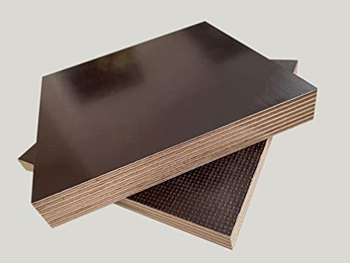 Generisch Siebdruckplatte 12mm Birke Holz 80cm x 20cm, 1 Stück