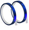AIEX 2 Rollen 10mm Breite Hitzebeständiges Klebeband, Sublimation Klebeband Hitze Transfer, Transparente Thermisches Klebeband Durchsichtige Hitzebänder für DIY Handwerk (Blau)