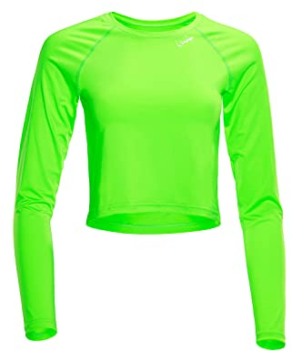 Functional Light Cropped Long Sleeve Top AET116, Winshape Slim Style, Fitness Freizeit Yoga Pilates