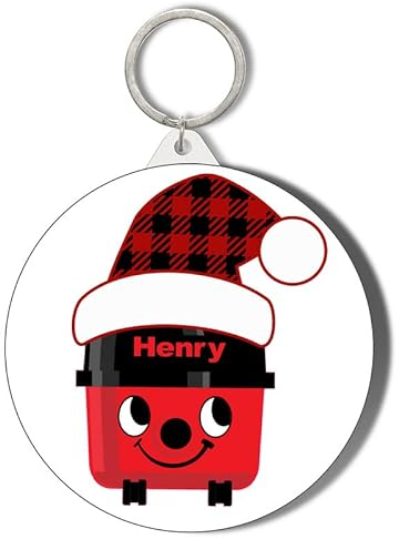 Gift Insanity HENRY HOOVER CHRISTMAS HAT - 45mm Keyring