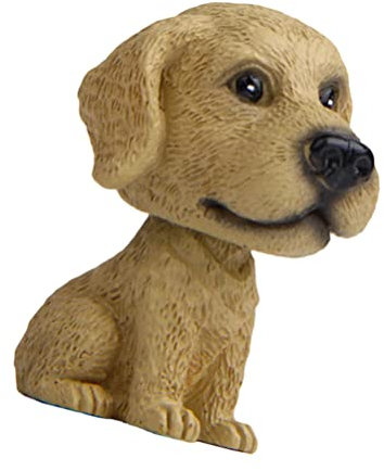 Gatuida Autodekoration Bobblehead- Figuren Nicken Hund für Auto Und Nicken Hund für Auto Dashboard- Welpenspielzeuggeschenke für Kinder Erwachsener ?er Kopfhund Ornament