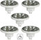 Sigmaled lighting, Faretto LED AR111 GU10 DIMMERABILE 14W (equivalente 110W alogena), 220V/240V AC, Luce Calda 3000K, 1000 lumen, 5 Spot LED AR111