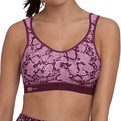 Anita Extreme Control Soutien-Gorge de Sport, Opaque, Rose Berry, 95D Femme