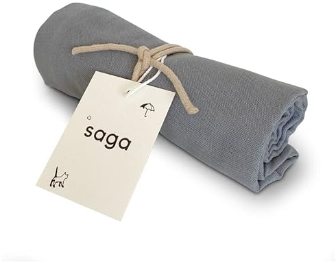 Saga Copenhagen Vidar Spucktücher Baby 70x70 cm | Saugfähige Musselin Tücher aus Bio Baumwolle | Langlebiges Spucktuch & Mulltuch Baby | Soft Muslin Burp Cloths