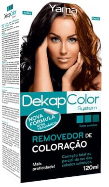 Removedor de coloração Dekap Color Yamá Ativador + Removedor - 2x60ml