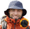 Comhats wasserdichte Winter-Fischerhüte für Herren und Damen, warme Fleece-gefütterte Regenhüte zum Wandern, Angeln und für kaltes Wetter im Freien, Winddicht, M/L, Marineblau