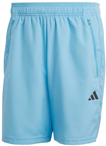 adidas Men's Train Essentials Woven Training Shorts Semi Blue Burst/Black S 23 cm