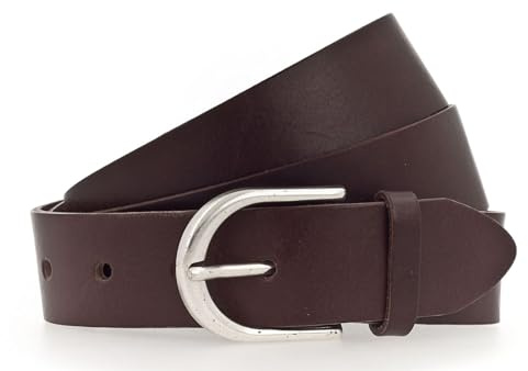 Vanzetti Leder Gürtel Classics 35mm Full Leather Belt W110 Dark Brown dunkelbraun