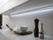Teramo led Barra Led Sottopensile Su Misura Luce A Scelta Interruttore TOUCH Profilo PIATTO Made In Italy (40 CM, LUCE NATURALE)